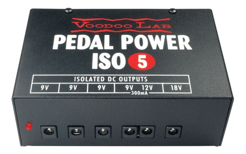 Fonte Pedal Power Voodoo Lab Iso 5 C/ Nfe & Garantia 