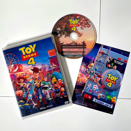 Dvd Toy Story 1 Toy Story 2 Toy Story 3 Toy Story 4 Coleção