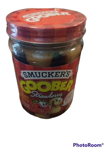 Crema De Cacahuate Goober Smucker´s Peanut Butter Strawbery