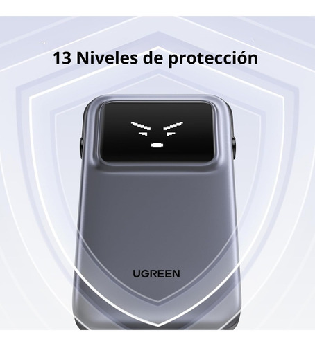 Power Bank Robot Ugreen 10,000mah Usb C 30w Pantalla Tft