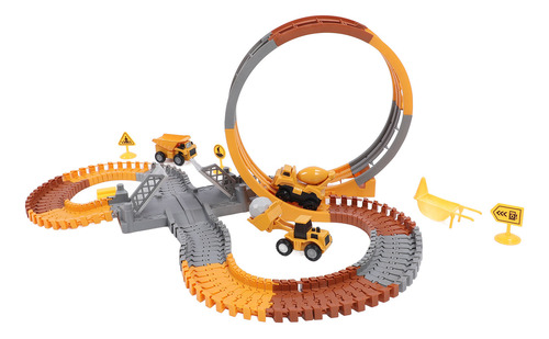 Juguete De Construcción De Pistas De Carreras Para Niños, Mo