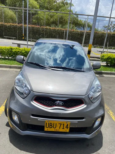 Kia Picanto Ex, 2015, 1.2 Cc, Color Gris, Automático