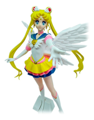 Figura Anime Muñeca Sailor Moon Alas 23cm Colección Juguete