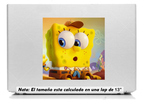 Vinil Sticker Laptop 13 PuLG. Bob Esponja Pelicula Modld0004