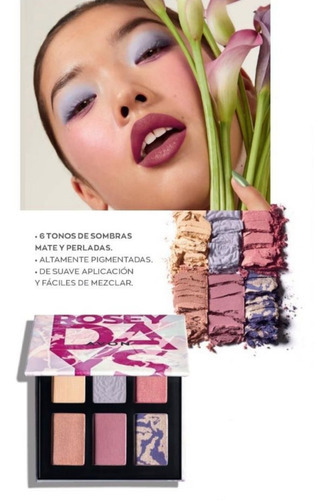 Paleta De Sombras Rosey Days - Avon Color De La Sombra 6 Sombras
