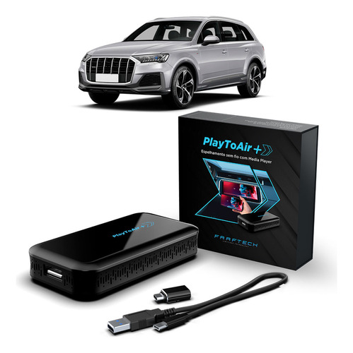 Espelhamento Carplay Sem Fio Player Playtoair+ Q7