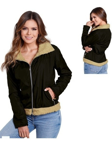 Espectacular Chaqueta Impermeable Forro Ovejero  100% Producto Colombiano Calidad De Exportacion