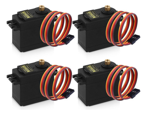 4 Uds Mg995 55g Micro Servomotor Kit De Motor Con Engranaje