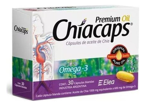 Chiacaps Premium Oil Omega 3 X 30 Cáp.
