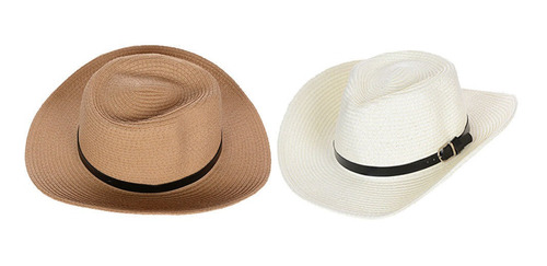 Sombrero Panama Fedora Tejido De Vaquero, Plegable, De Ala G