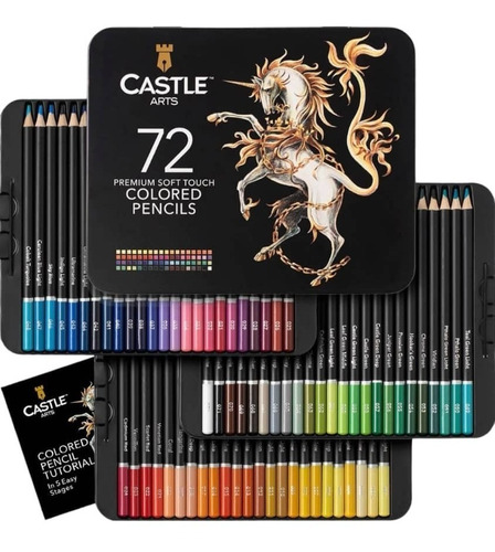 Lápices De Colores Premium Castle Art Supplies Profesionales