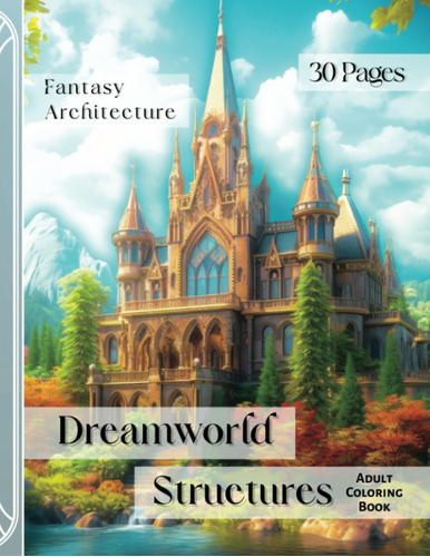 Libro: Dreamworld Structures: Fantasy Architecture Coloring 