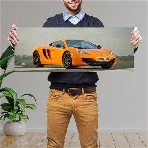 Cuadro 30x80cm Auto 2011 Mclaren Mp4 12c Auto 51