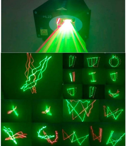 Laser Show System Luces Led Holográfico Hl-22b