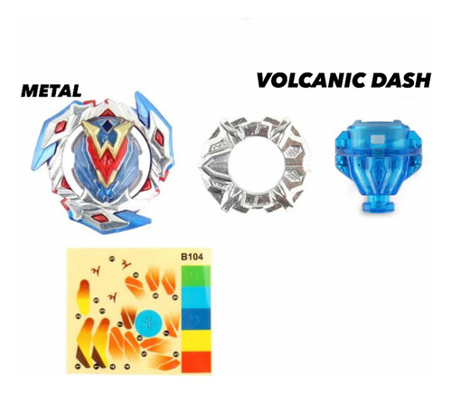 Beyblade Burst Turbo Wonder Valtryek Mq Con Lanzador Básico