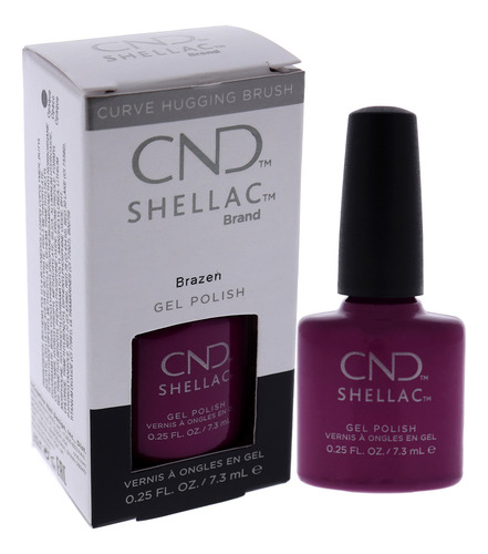 Esmalte De Uñas Cnd Shellac Brazen 7ml Para Mujer