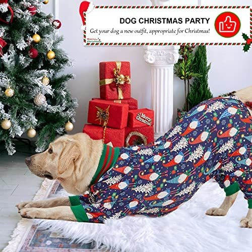 Lovinpet - Pijama De Navidad Para Perro Grande - Traje De Na