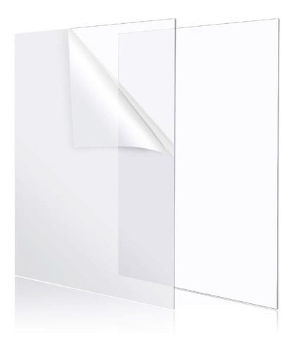 Imagen 1 de 3 de Plancha Acrílico Transparente 2mm 1.22 Mt X 1.22 Mt