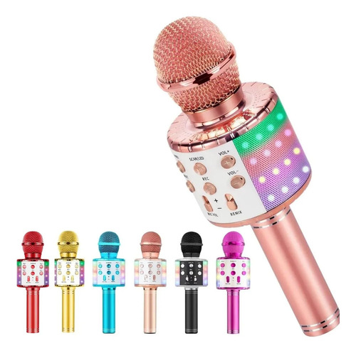 Micrófono De Karaoke Con Cambio De Voz Para Niños, Micrófono