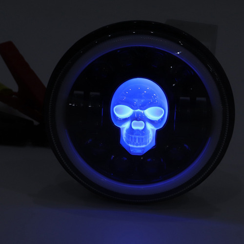 Faro Led Tipo Ojo De Ángel For Motocicleta De 7 Pulgadas, P