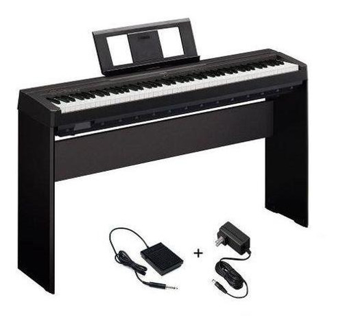 Combo Piano Yamaha P45 + Soporte L85 +fuente +pedal - Oddity