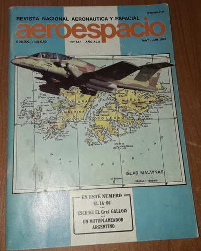 Revista Aeroespacio N°427 Malvinas  Mayo-junio De 1982