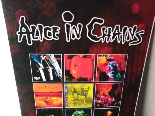 Poster Banda Alice In Chains Dirt Vinil Jar Of Flies Facelif