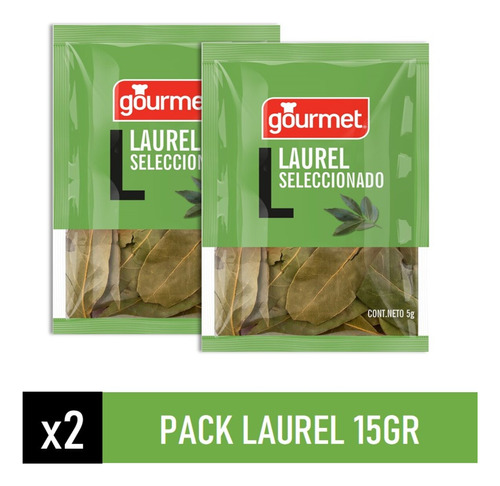 Pack 2 - Laurel Gourmet 5 G