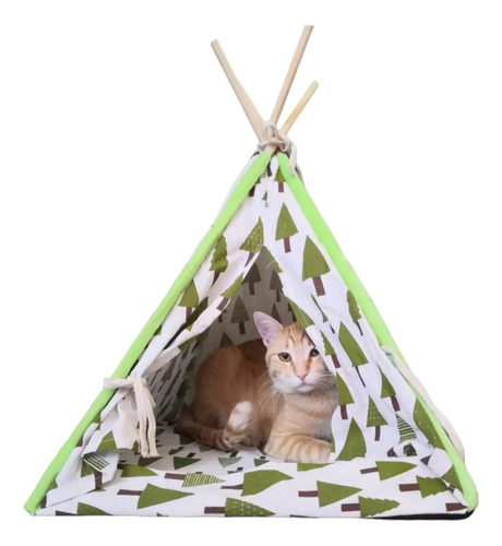 Teepee Tipi Cama Para Perros Gatos Pequeños + Cobija Gratis