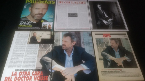 (ag033) Hugh Laurie * Recortes Revistas Clippings