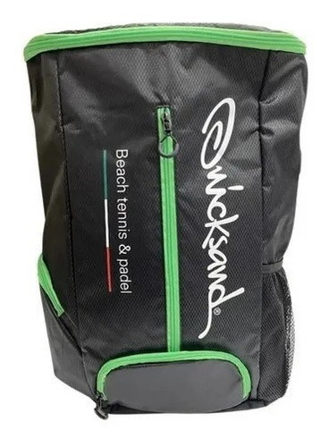 Mochila De Beach Tennis Quicksand -  Preta/verde - 2022