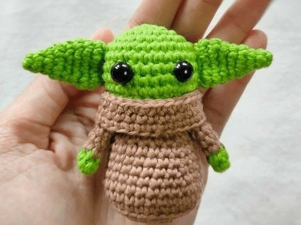 Pequeño Baby Yoda Tejido A Crochet