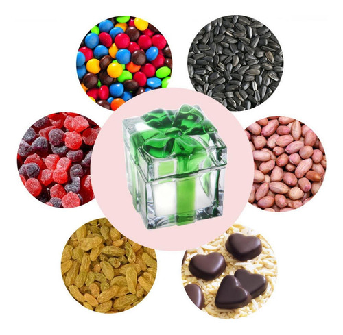 Tarro De Cristal Para Almacenar, Tarro Para Caramelos Rojo