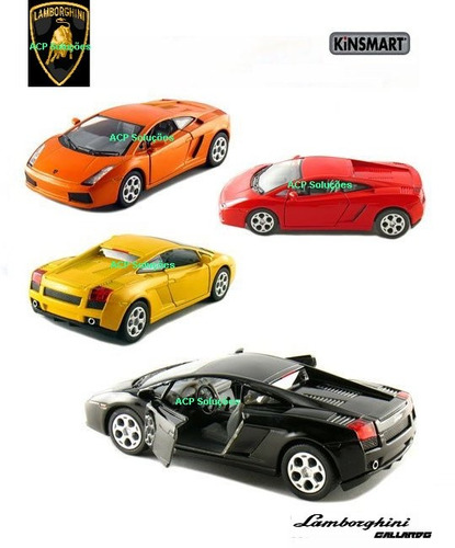 Carrinho Miniatura Lamborghini Gallardo Miniatura 1/32 Coleç