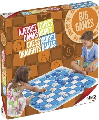 Ajedrez Y Damas Gigante Cayro Juego Infantil 159 Colibri