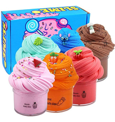 Lawoho Butter Slime Kit, Paquete De 6, Súper Suave, No Pegaj