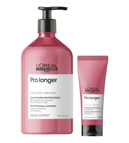Kit L´oréal Pro Longer Shampoo 750ml + Condicionador 200ml