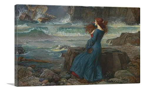 Miranda The Tempest 1916 Canvas Art Print Wall Decor By...