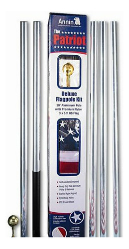 Bandera Americana  3x5 Pies Solarguard Nyl-glo Todo Clima (m
