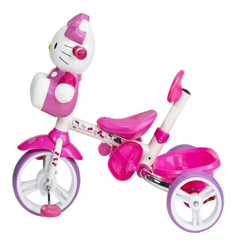 Imagen 7 de 11 de Triciclo Prinsel Candy Hello Kitty rosa