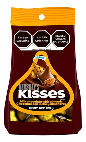 Hersheys Kisses Chocolate Con Leche Y Almendras