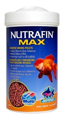 Gránulos Hundibles Para Goldfish  Nutrafin 210 Gr Goldfish