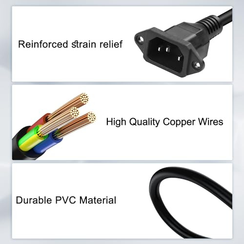 Pack Adaptador De Potencia C13 A C14 Para Escritorio - 40cm