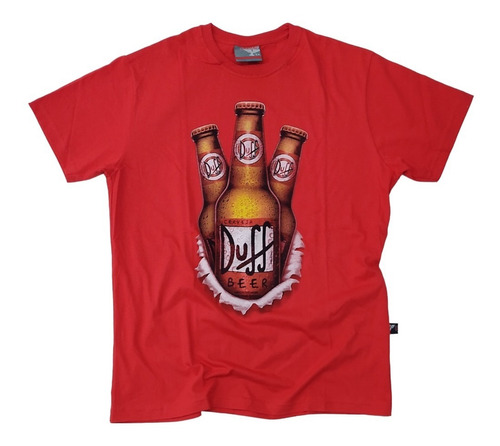 Remera De Algodón Manga Corta Yorkstone  Cerveza Duff  