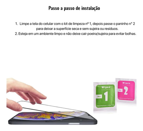 Película De Vidro Privacidade 3d Todos Modelos iPhone E Capa
