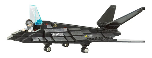 Avión De Combate Block Armable 209 Piezas Sluban-mihaba
