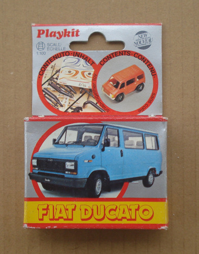 Playkit Fiat Ducato 1:100 - Maqueta Plastica Van Camioneta