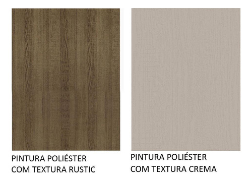 Armário Aéreo De Canto 1 Porta Rustic/crema Agata Madesa