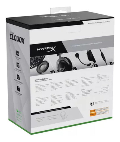 Headset Gamer Hyperx Cloudx Para Xbox Series X|s Xbox One