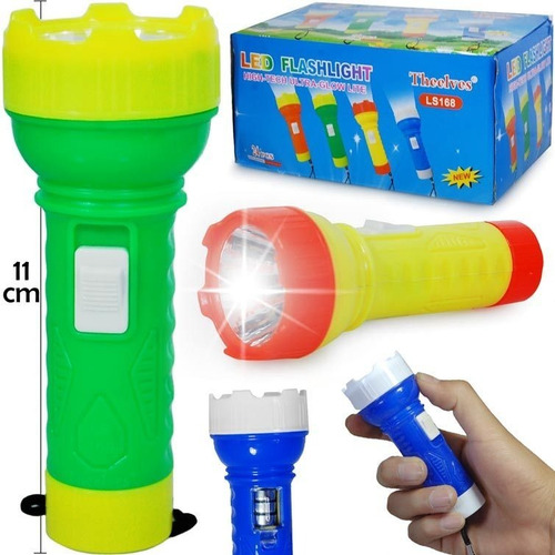 12 Lamparas Llavero De Mano Led Portatil Plastico Linterna